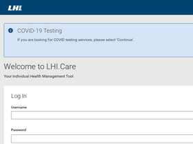 'lhi.care' screenshot