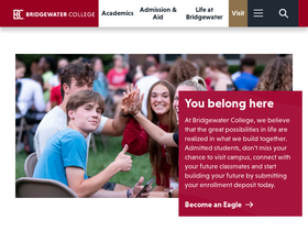 'bridgewater.edu' screenshot