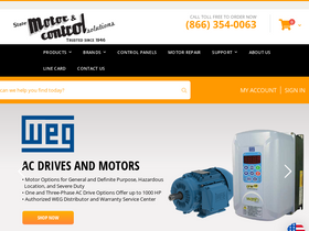 'motorsandcontrol.com' screenshot