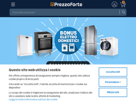 'prezzoforte.it' screenshot