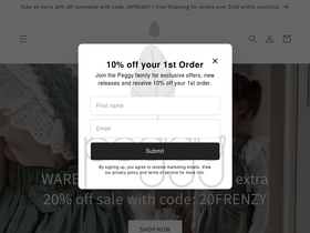 peggy.com homepage screenshot