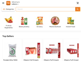 'grocerapp.pk' screenshot