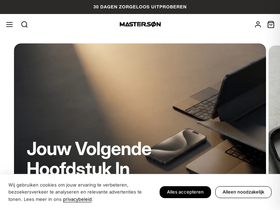 masterson.nl homepage screenshot