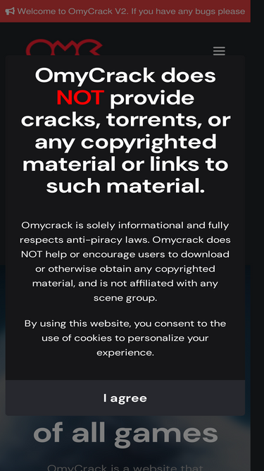 OmyCrack - Monitors the crack status of all games