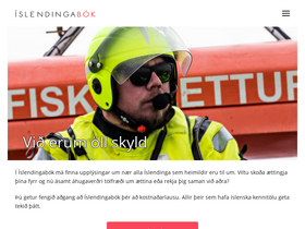 'islendingabok.is' screenshot