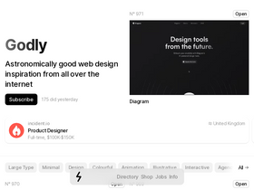 'godly.website' screenshot