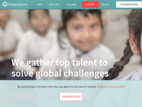 'impactpool.org' screenshot