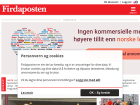 'firdaposten.no' screenshot