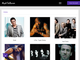 'muzikdefterim.com' screenshot