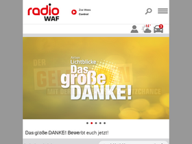 'radiowaf.de' screenshot