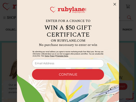 'rubylane.com' screenshot