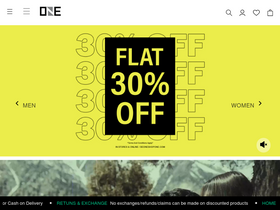 'beoneshopone.com' screenshot