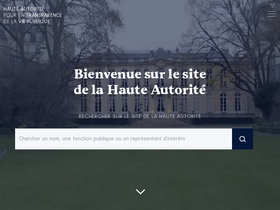 'hatvp.fr' screenshot