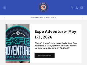 overlanderproject.com homepage screenshot