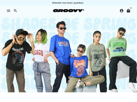 GROOVY™ | Streetwear website screenshot