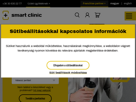 'smartclinic.hu' screenshot