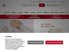 'perrysport.nl' screenshot