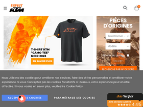 'esprit-ktm.com' screenshot