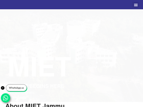 'mietjmu.in' screenshot
