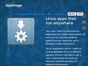 'appimage.org' screenshot
