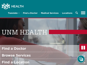 'unmhealth.org' screenshot