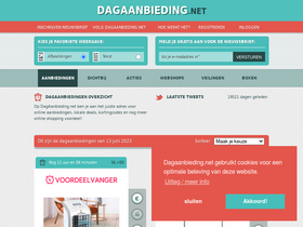 'dagaanbieding.net' screenshot