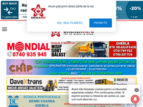 'gherlainfo.ro' screenshot
