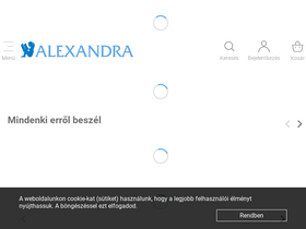 'alexandra.hu' screenshot