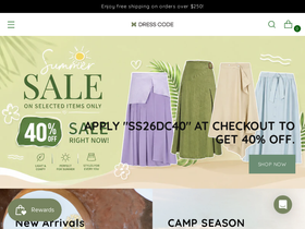 itsdresscode.com homepage screenshot