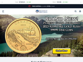 'monumentmetals.com' screenshot