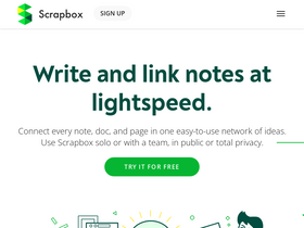 'scrapbox.io' screenshot