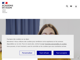 'ac-dijon.fr' screenshot