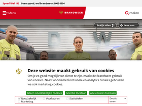 'brandweer.nl' screenshot