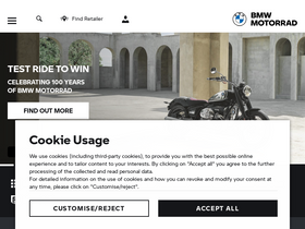 'bmw-motorrad.co.uk' screenshot