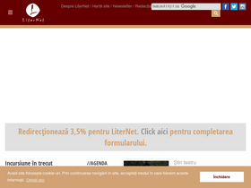 'liternet.ro' screenshot