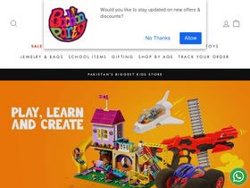 'bachaaparty.com' screenshot