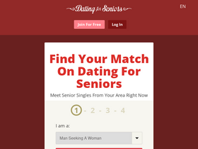 'datingforseniors.com' screenshot