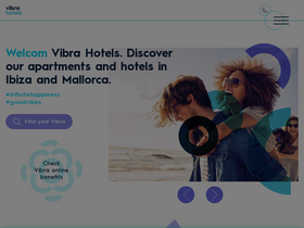 'vibrahotels.com' screenshot