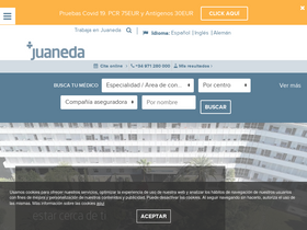 'juaneda.es' screenshot