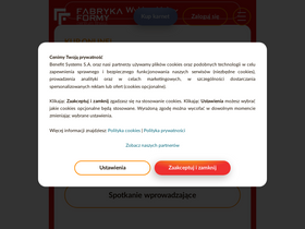 'fabryka-formy.pl' screenshot