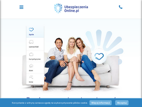 'ubezpieczeniaonline.pl' screenshot