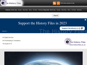 'historyfiles.co.uk' screenshot