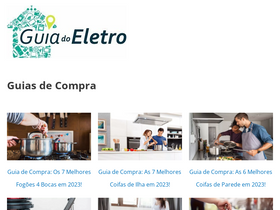 'guiadoeletro.com.br' screenshot