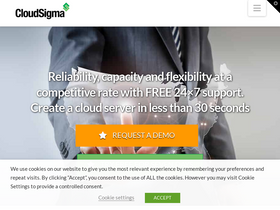 'cloudsigma.com' screenshot