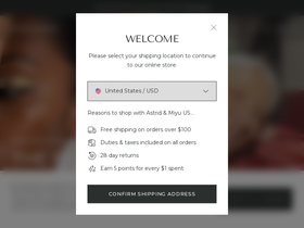 astridandmiyu.co.uk homepage screenshot