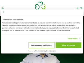 'senterpartiet.no' screenshot