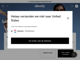 'shoeby.nl' screenshot