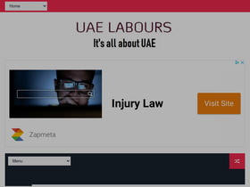 'uaelabours.com' screenshot