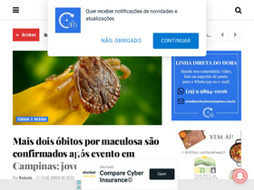 'horacampinas.com.br' screenshot