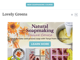 'lovelygreens.com' screenshot